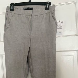 Zara pants new with tag. Small checked pants